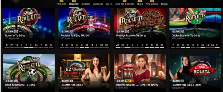 Giới thiệu game Roulette Max88